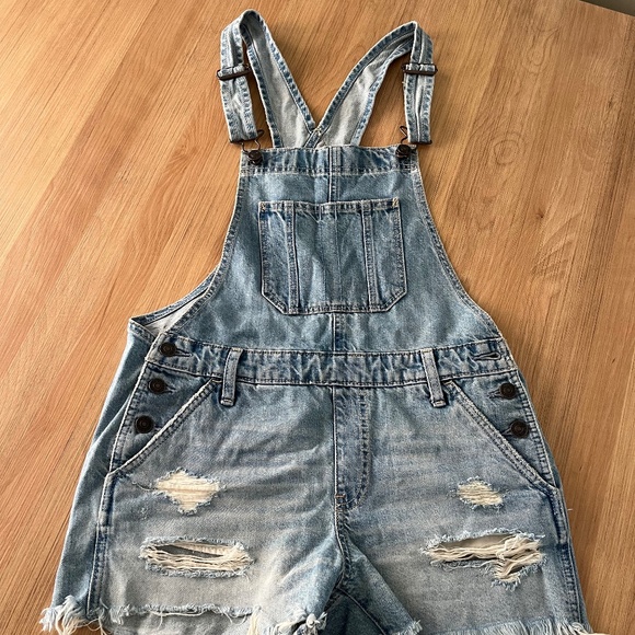 Jean short overalls - Picture 1 of 2
